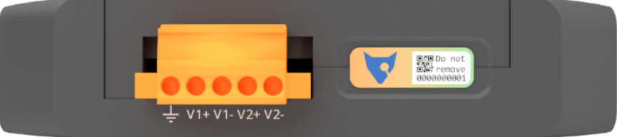 Sentyron DataDiode Small Form Factor Stromanschlüsse